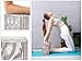 EXERZ Yoga Blocks 2 pack EVA Foam Exercise Workout Fitness Bricks, Pilates Stretch Handstand Non-Slip Gym Blocks, Gymnastics (Marble Black 2pcs)