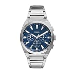 Fossil – Fossil Everett Herrenuhr, Quarz-Chronographenwerk mit Edelst