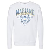 500 LEVEL Mariano Navone Tennis Country Flag Adult Unisex Crewneck Sweatshirt (White, L)