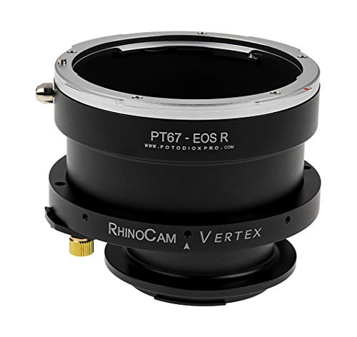 RhinoCam Vertex Rotating Stitching Adapter, Compatible with Pentax 6x7 (P67) Mount SLR Lens to Canon RF Mount Mirrorless Cameras