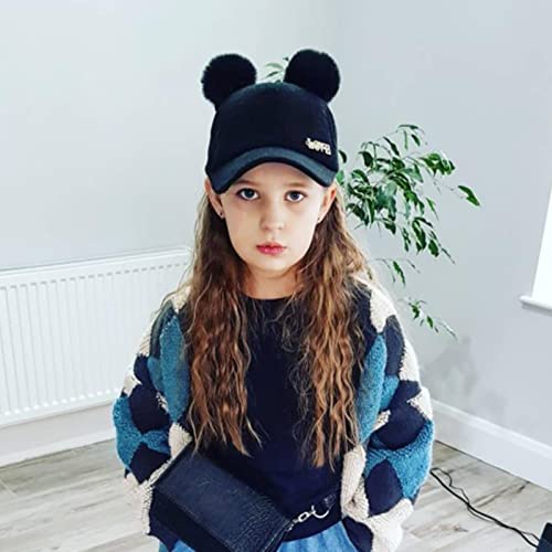 Gorra de béisbol infantil y gorro de niños abrigado para invierno 7