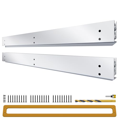 2pcs Floating Shelf Bracket for Live Edge Wood – Hidden Heavy Duty Fireplace Mantel Bracket, Invisible Floating Shelf Hardware, Wall Mounted Shelf Support, 150 lbs Load Capacity (18 inch-2pc