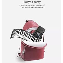 KEMNGO Piano à Main Portable à 88 Touches, Piano à enroulement Flexible en Silicone Souple for Enfants débutants, Sortie… - Les Beatles, Paul McCartney, John Lennon, RIngo Starr, George Harrison KEMNGO Piano à Main Portable à 88 Touches, Piano à enroulement Flexible en Silicone Souple for Enfants débutants, Sortie… – Image 7