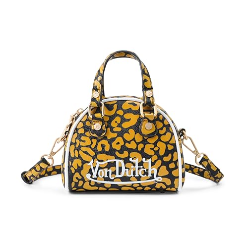 Von Dutch Core Hanna Bag | 6.5�C���` ���B�[�K�����U�[ �~�j�N���X�{�f�B ���S����t�� �g�b�v�n���h�� �u�����h����C���e���A�|�[�`, �`�[�^�[�O���[�B, �~�j