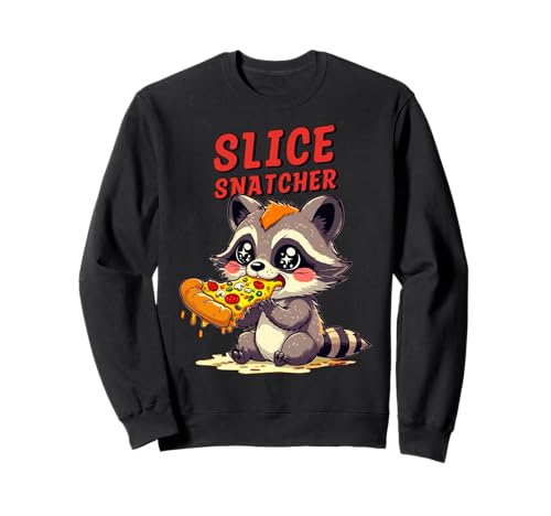 Slice Snatcher Lindo mapache Pizza Sudadera