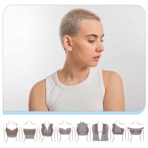 Image of Geiserailie 5 Rolls 4 Inch x 16.4 ft Each Trans FTM Binder Tape for Chest Binding Adhesive Trans Chest Leg Back Fat Tummy Lift Tape Flat Invisible for Breast Lift Boob Body Shaping