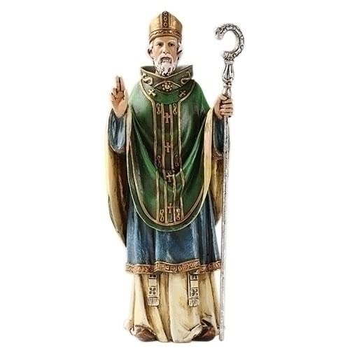 Saint St. Patrick Day Irish Patron Celtic Cross Statue