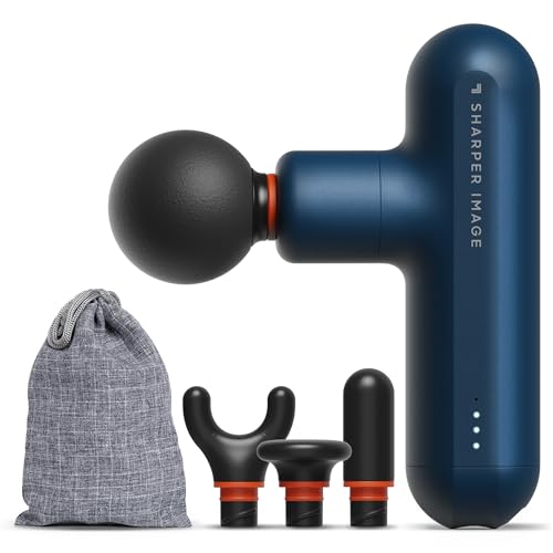 Image of Sharper Image Powerboost Move Aero [New 2026 Version] Mini Deep Tissue Percussion Massage Gun| Muscle Recovery & Pain Relief Massage Tool| Full Body Back & Shoulder Massager| Travel Gift for Men Women
