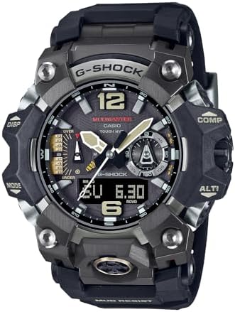 Casio G-Shock GWG-B1000-1AJF Master of G Series MUDMASTER Flagship Model Triple Sensor Japan Import New, Black, rugged sport