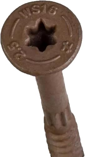 Miniatura 5 de Simpson Strong-Tie SDWS16300QR50 Tornillo de marco SDWS de accionamiento fuerte — 0.160 pulgadas x 3 pulgadas T25, Quik Guard, Tan (50 unidades)