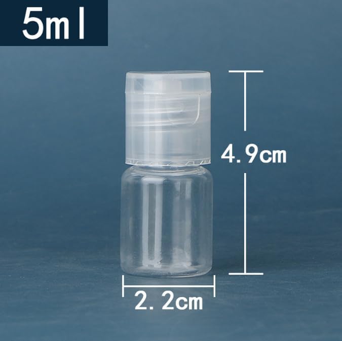 Clear PET Plastic Dispenser Bottles for Cosmetics