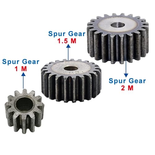 Engrenage droit 1M en acier au carbone 45# robuste et durable - 4