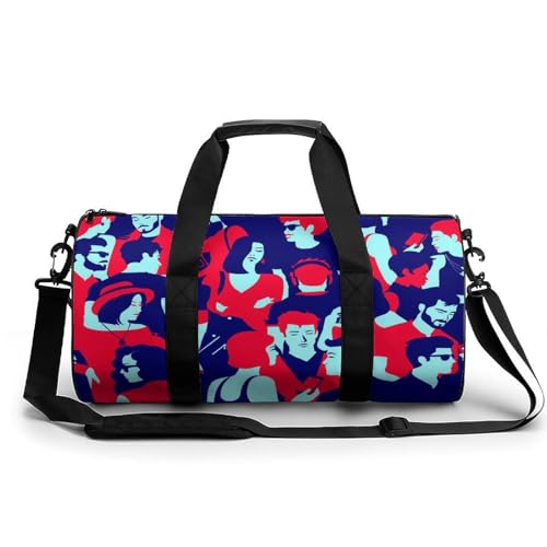 Sac de gym grand volume 45cm imperméable pour sport et voyage