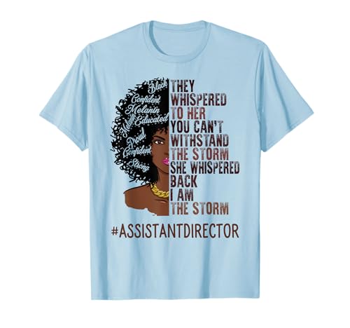 Soy la tormenta Subdirectora Mujeres afroamericanas Camiseta