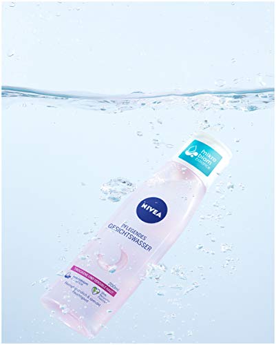 NIVEA Pflegendes Gesichtswasser für trockene und sensible Haut (200 ml), Gesichtspflege beruhigt die Haut, Gesichtstoner pflegt besonders zart mit Mandelöl - Image 7