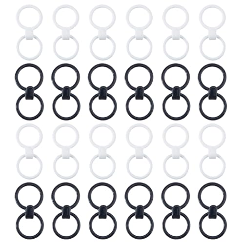 Anneaux ronds en fer de 28 mm pour maillot de bain et lingerie, lot de 100 pièces