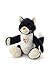 Trudi - 10819 - Peluche - Chat Noir/Blanc