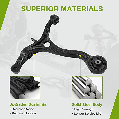 image for AUTOSAVER88 -Front Suspension Control Arm Kit Compatible with 2008-201