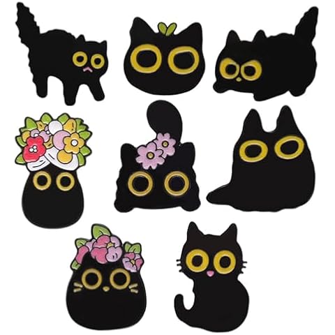 Broche en Émail Chat Oenothera Cover