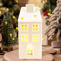 Nexoria Weihnachts-Lichthäuser Aus Keramik - Bezaubernde Deko Für Festliche Stimmung