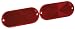 Reese Towpower 73820 Red Quick Mount Reflector - 2 Pack