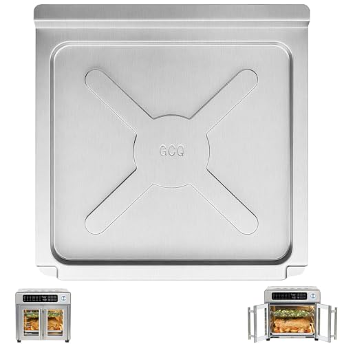 Image of Air Fryer Accessories for Emeril Lagasse 26 QT Extra Large air Fryer, 13''x12.5'' Stainless Steel AirFryer Accessories Crumb Tray Replacement Parts Rack,Dishwasher Safe