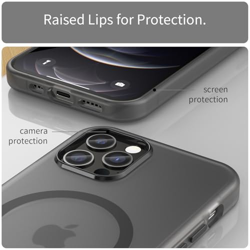 Coque iPhone 12 Pro compatible Magsafe protection antichoc mat - 4
