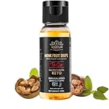 SubSugar Monkfruit Liquid Sweetener Drops no Erythritol Made with Monk fruit juice