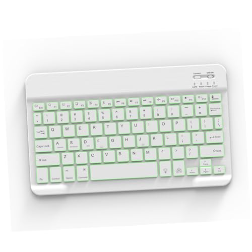 Teclado inalámbrico portátil retroiluminado multil dispositivo computadora 3