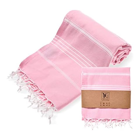Toalla YENGAS Hammam 100% Algodón Rosa Cover