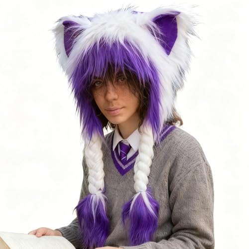 Bonnet chat cadeau d'anniversaire original pour déguisement enfant et femme