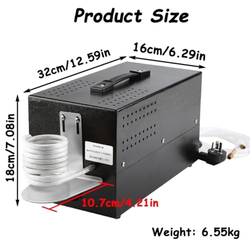Horno eléctrico compacto de 1300W para crear joyas en el hogar 5