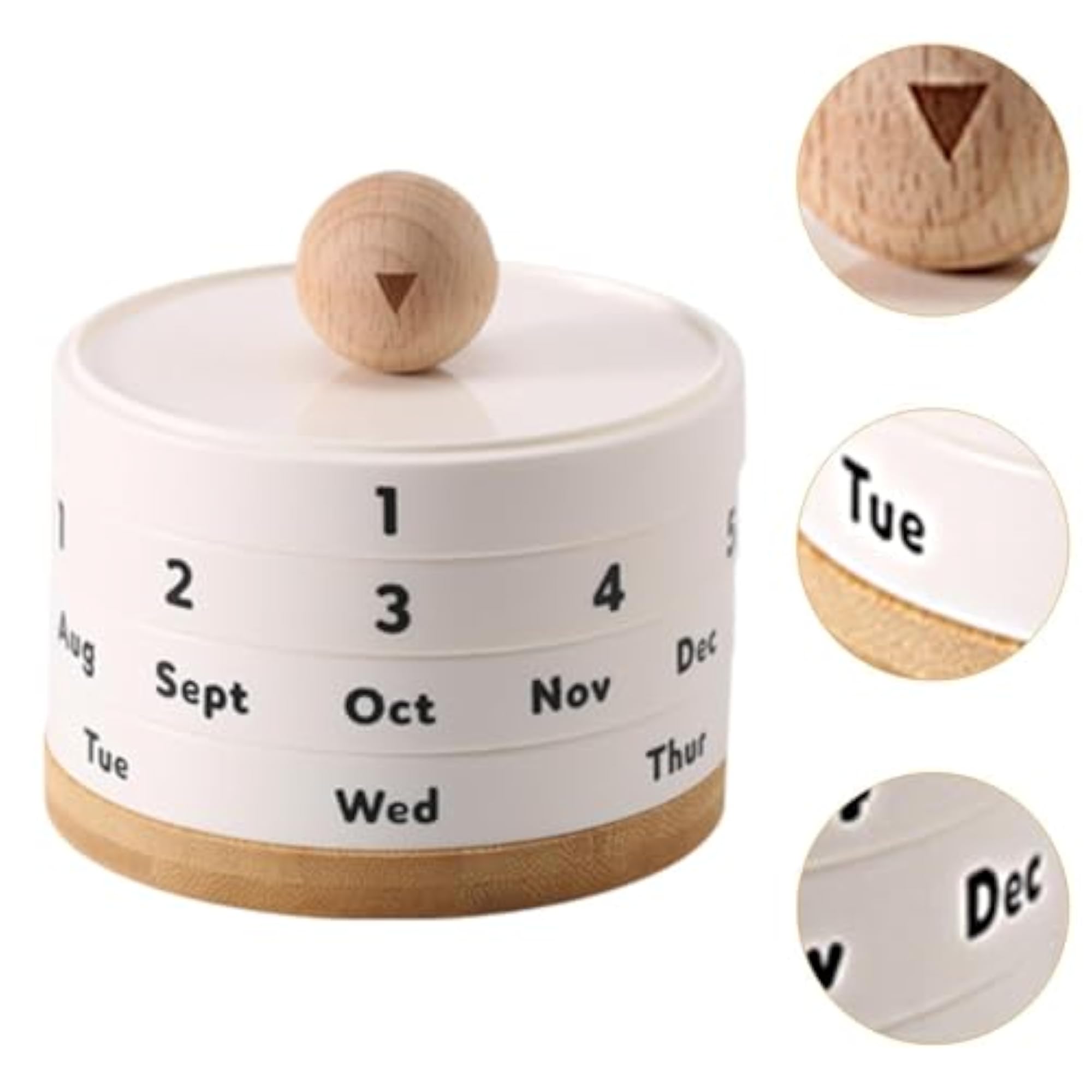 Versatile Perpetual Calendar for Desk Decor