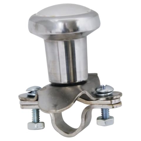 RoadPro RP-70100 Chrome Steering Wheel Spinner Knob Cover