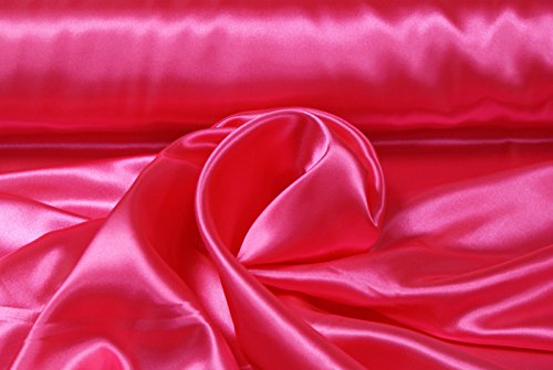 Stoff-Kollektion Satén por metros como tela decorativa y para manualidades (rosa)