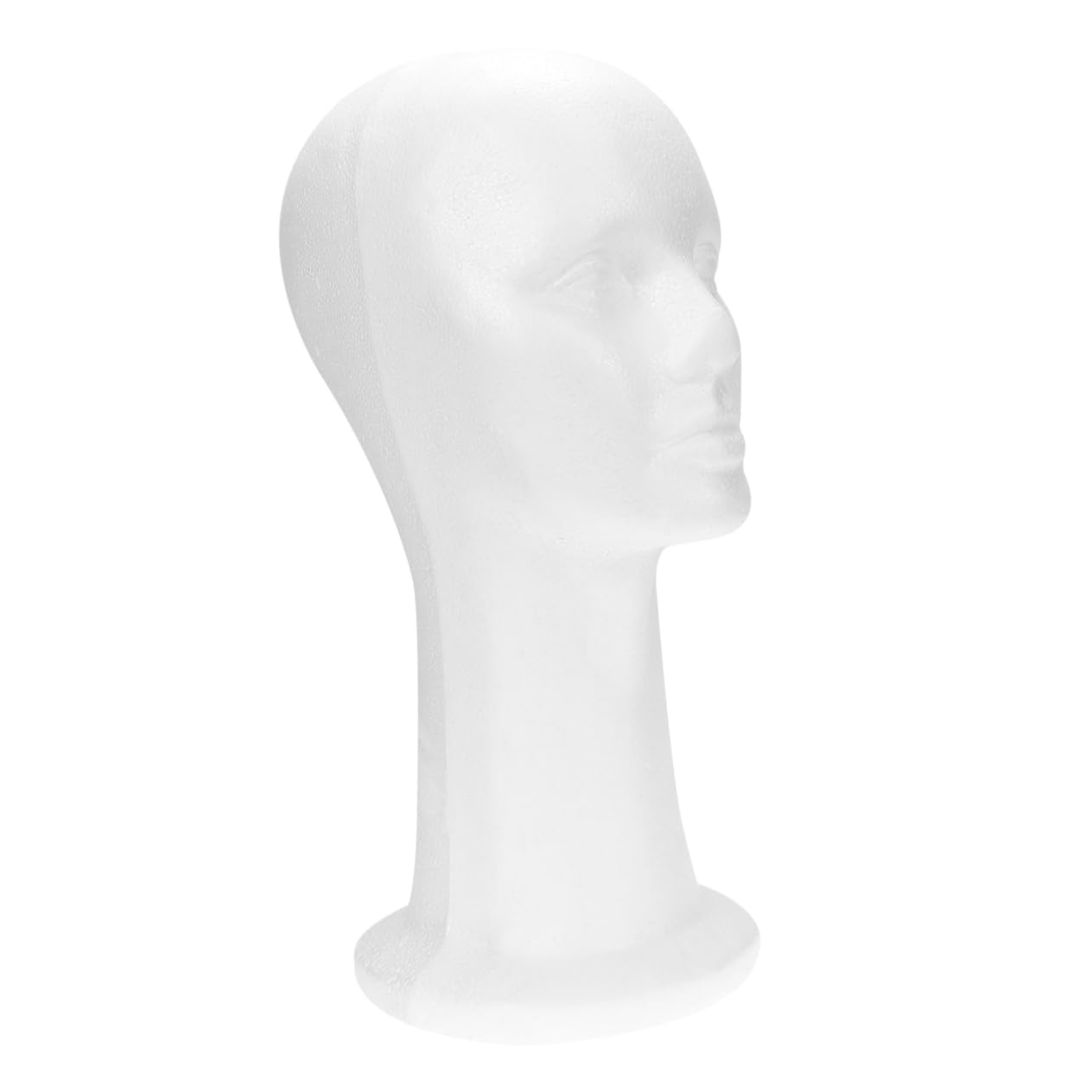 Housoutil 2pezzi Manichino Testa Per Parrucche e Accessori Espositore Multifunzionale Per Saloni e Negozi Realistico Per Occhiali e Cappelli Facile Da Trasportare e Resistente