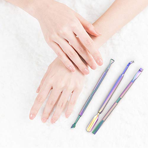image for Cuticle Pusher Acetone/Gel/Nail Polish Remover Stainless Steel Profess
