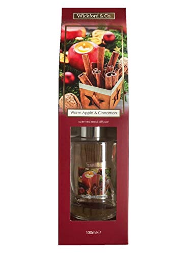 Image of Wickford & Co. Scented Reed Diffuser Room Fragrance 100ml - Apple & Cinnamon