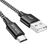 【Perfekte Kompatibilität】Ideal usb kabel micro kompatibel mit den meisten Android Smartphones, ladekabel für Samsung Galaxy S7/ S6/ S4/ S3/ J7/ J5/ J3, Note 4/ 5, HTC, Huawei P Smart, Nexus, Nokia, Kindle, HTC, Nexus, LG, HP, Blackberry, MP3 und mehr.