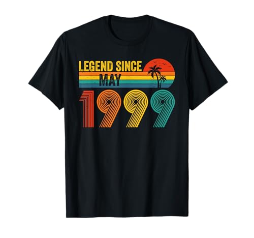 Legend Since May 1999 26th Birthday 26 Years Old Vintage T-Shirt