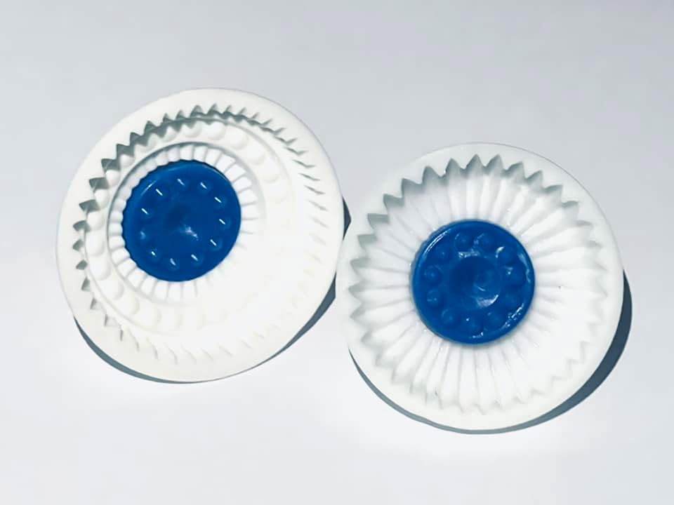 Set of 2 Pistachio and Dates Maamoul Plastic Mould 2 Different Designs معمول