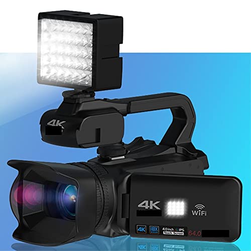 Vlog recorder 4K 60FPS caméscope webcam avec autofocus 18X