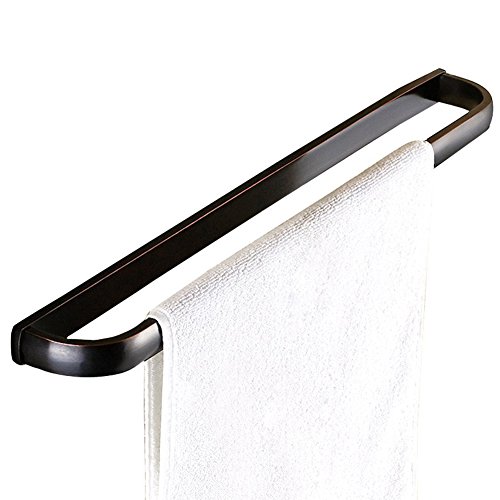 WINCASE Oil Rubbed Bronze Bathroom Accessories, Towel Bar Set 24 Inch Bronze, Black Hardware 4 Pieces ORB Towel Rod Toilet Paper Holders Robe Hook Wall Mounted