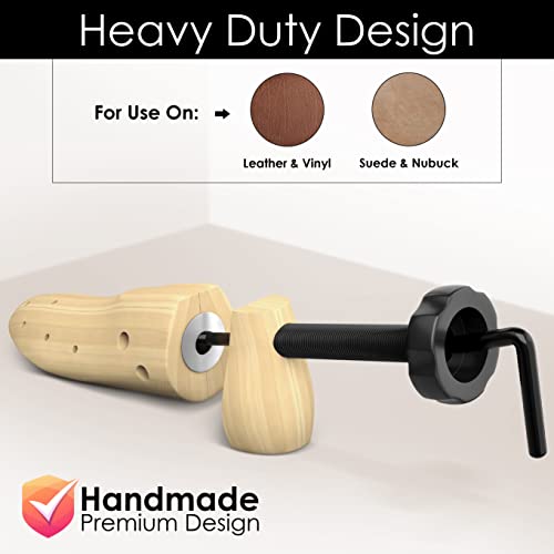 Medipaq-Premium-Gents-Pine-Shoe-Stretchers-Shoe-Tree-Stretcher-Shoe-Stretches-for-Men-Set-of-2-with-Cedar-Balls-and-Drawstring-Bag-UK-7-12