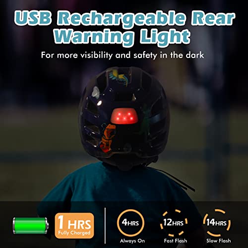 Kids Bike Helmet For Boys And Girls - Zacro Bike Helmets For Kids Ages 5-8-14 Years, Adjustable And Lightweight Bicycle Helmets With Reflective Stickers #TOP1