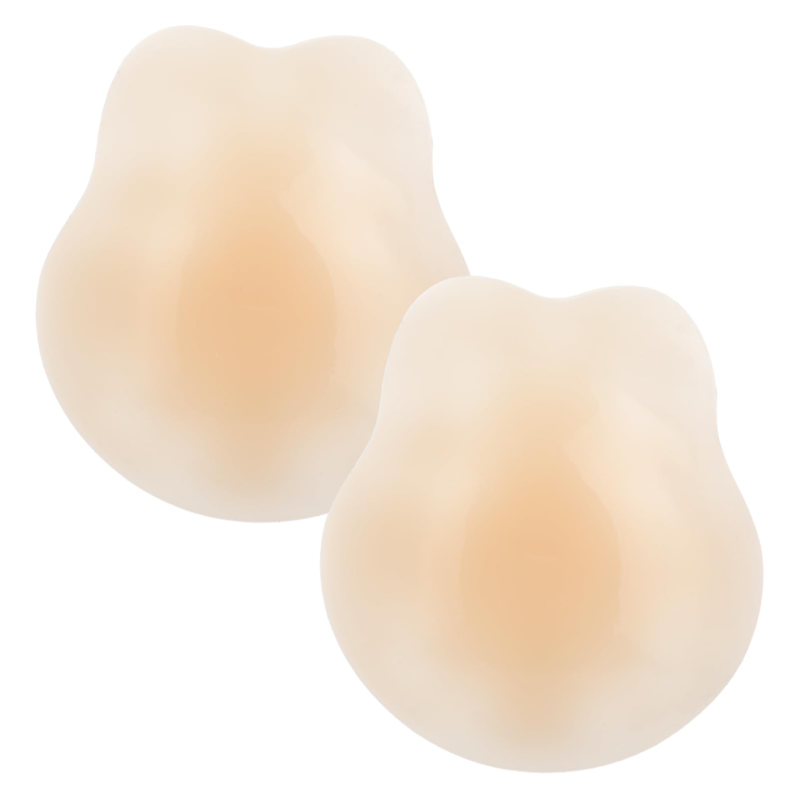 COMNICONipple Cover, Sticky Silicone Rabbit Ear Cup Ultra-Thin Nipple Pads Stickers, Reusable Invisible Breast Patch Bras