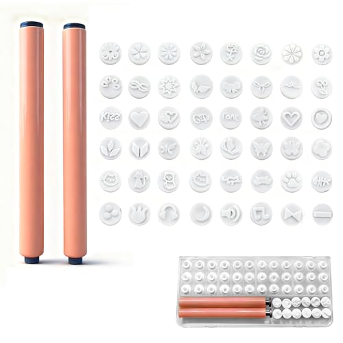 48 Pcs Nail Stamp Pen Set Nail Art Pens with Interchangeable Stamp Heads Quick Nail Art Tools with 48 Unique Patterns Flower Butterfly Rose DIY Nail Stamping Pen Kit Nail Design Tools for Women