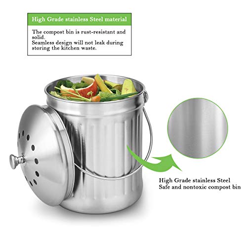 10 Best Countertop Compost Bins For 2022 Top Kitchen Composters