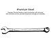 Capri Tools 9/16-inch Combination Wrench, 12 Point, SAE, Chrome (1-1406)