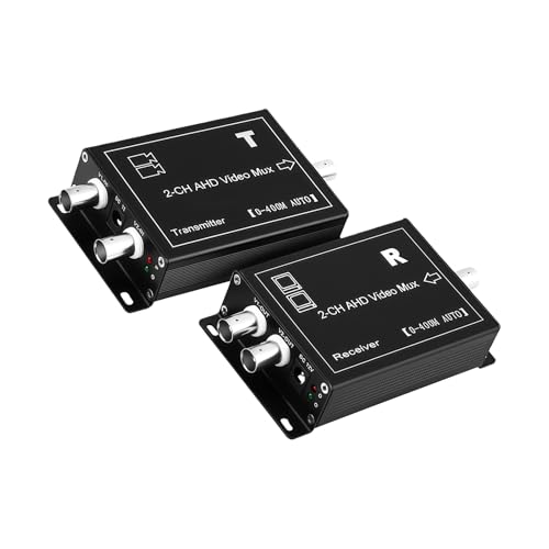 Multiplexeur coaxial double signal AHD pour étendre vos caméras